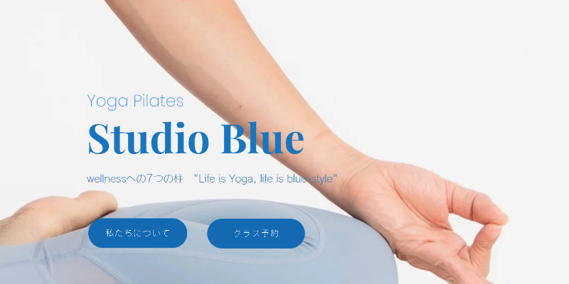 yoga pilates studio blue